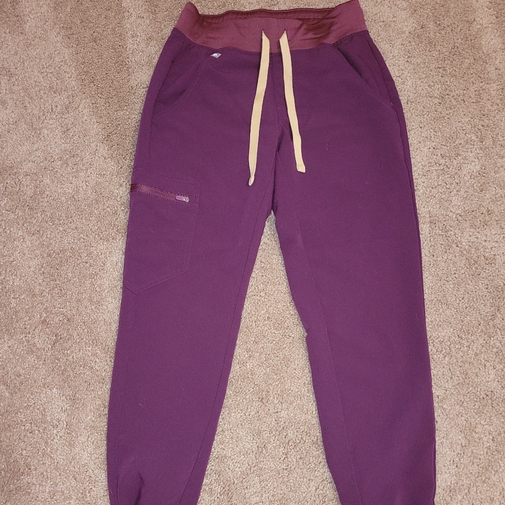 Figs purple joggers